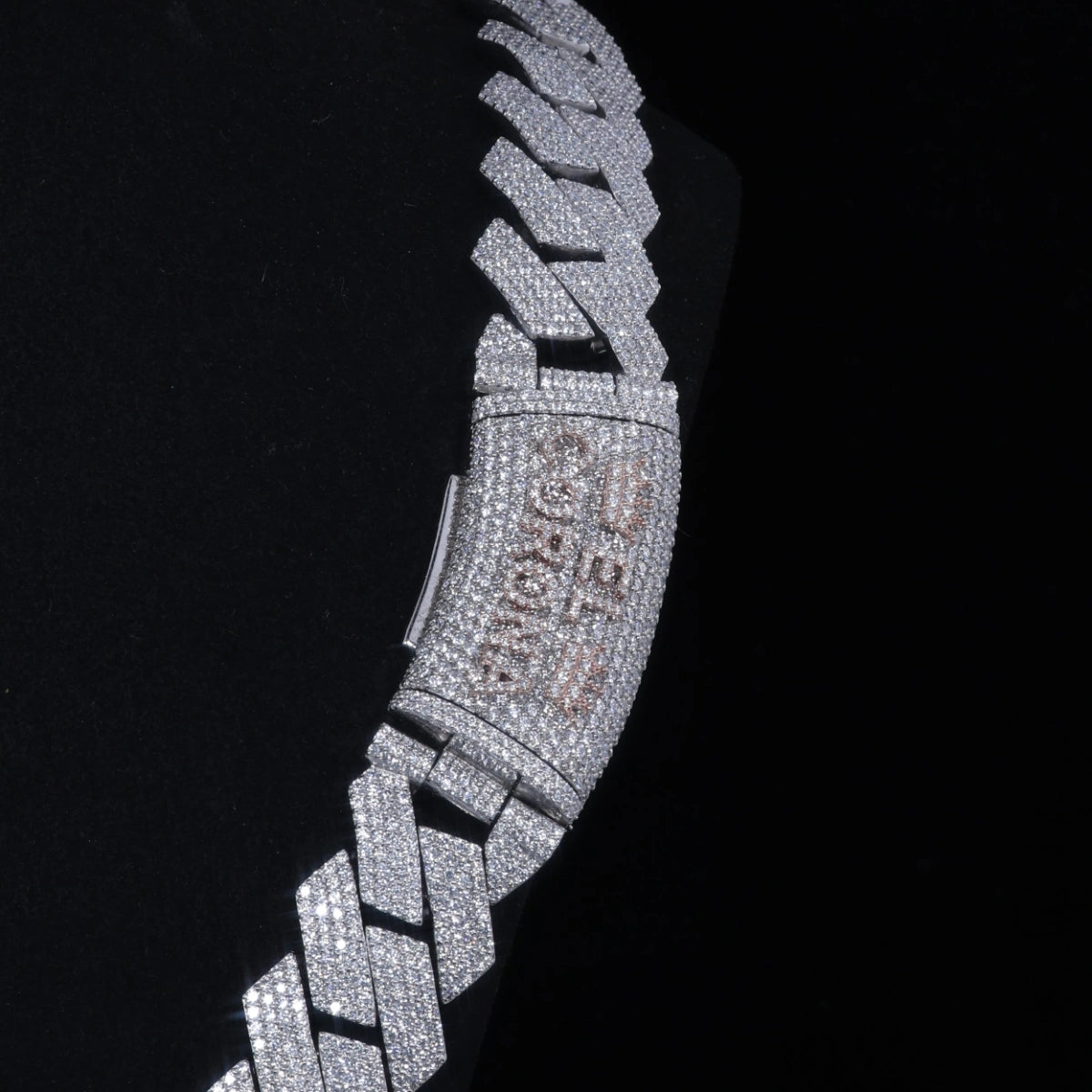Moissanite Prong Cuban Link Chain | Iced Out, 925 Silver